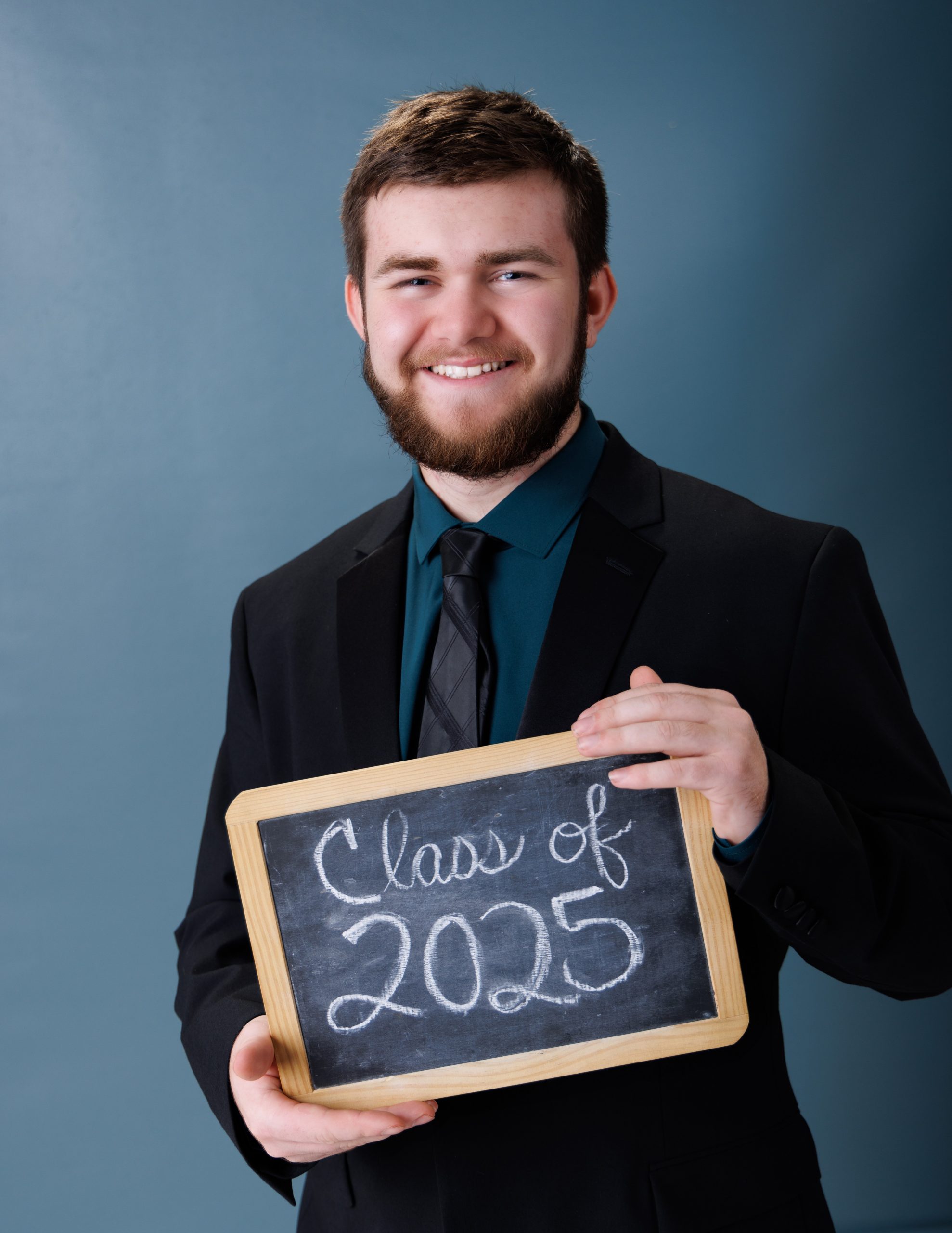 Allen Park senior photo session with baseball - Travis