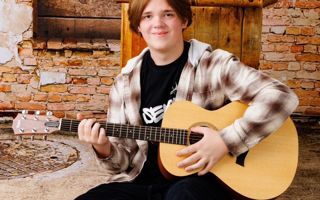 Wyatt’s Senior Portrait Series: Guitar & Vintage Charm
