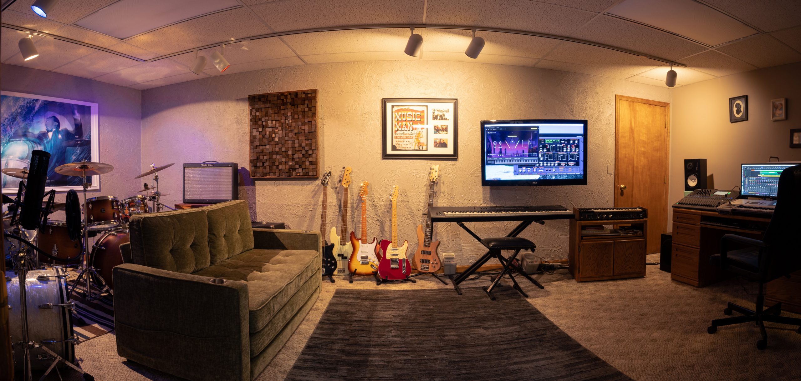 audio_production_recording_studio_downriver_Panorama-1 audio production room at studio one wyandotte downriver