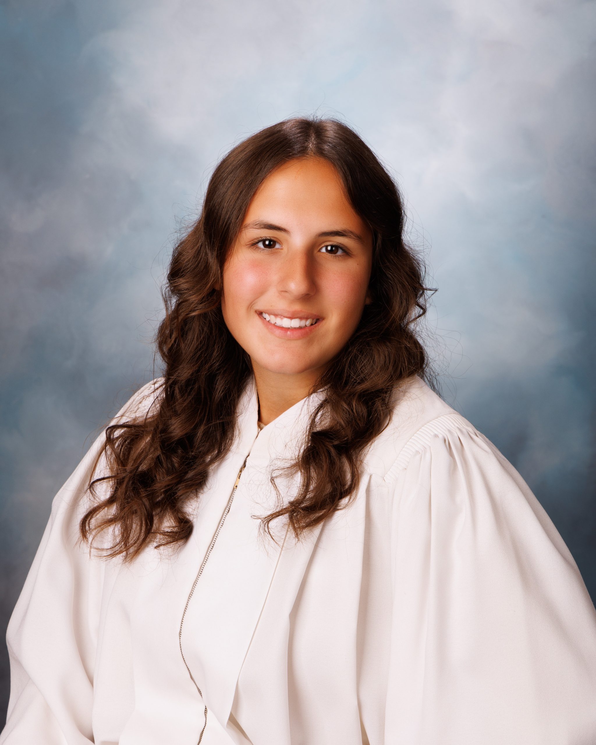 Senior Portrait of Isabella with Wilson Basketball – Cabrini School