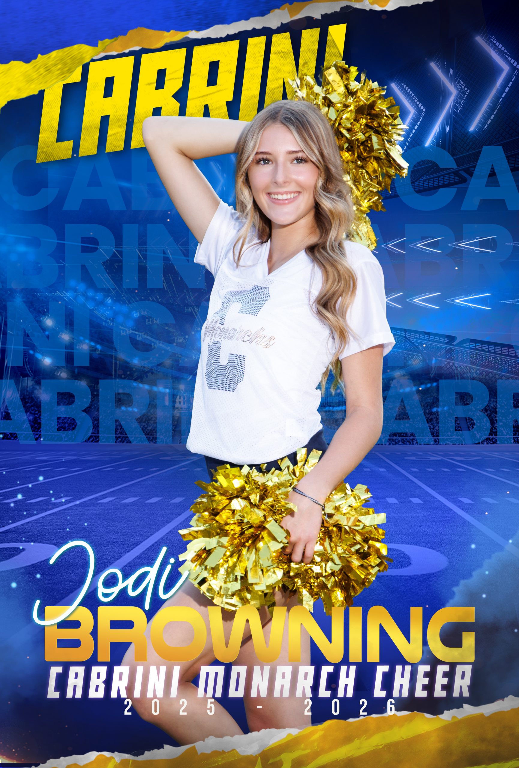 Cabrini Monarch Cheer Sports Photography Session