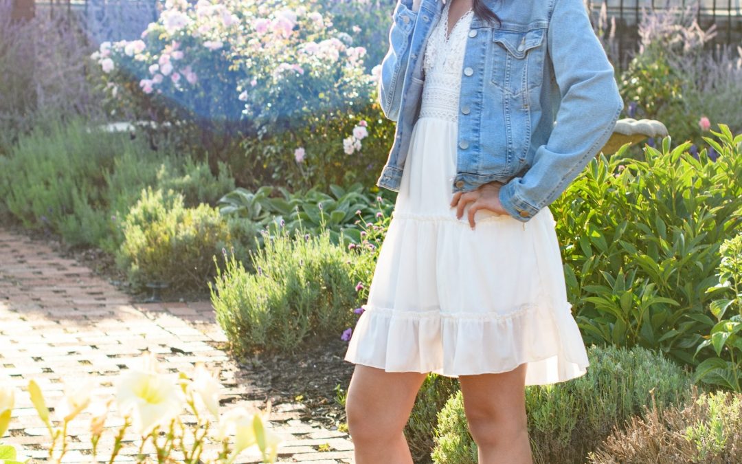 Downriver Senior Photography Session at the Garden
