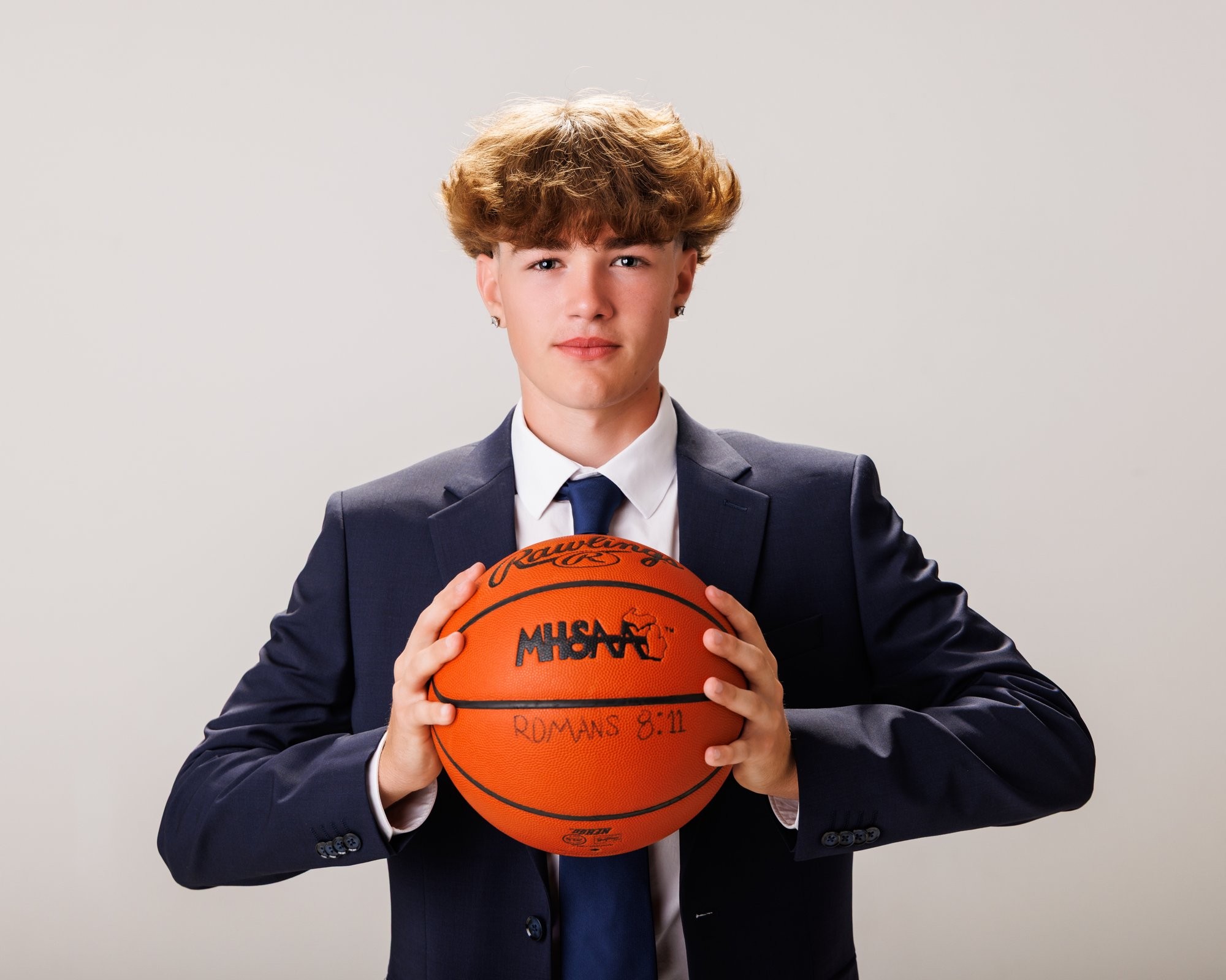 Downriver Senior Photography Session Featuring Basketball Portraits
