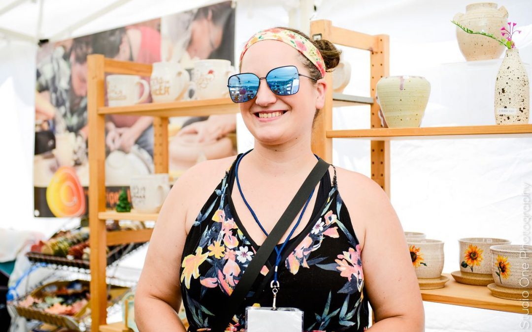 @wyandottestreetartfair is happening ! So happy to meet all these great vendors . . . . . @downtownwyandotte — image 1 of 4