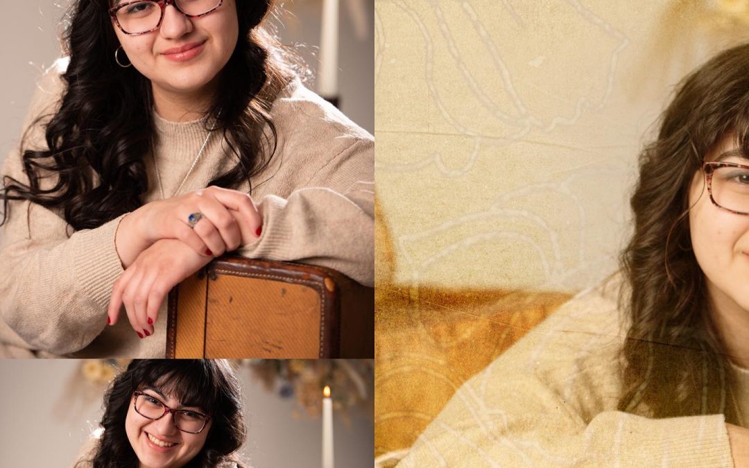 Our newest set "Boho Lounge" with a wonderful Senior to showcase it — image 1 of 3