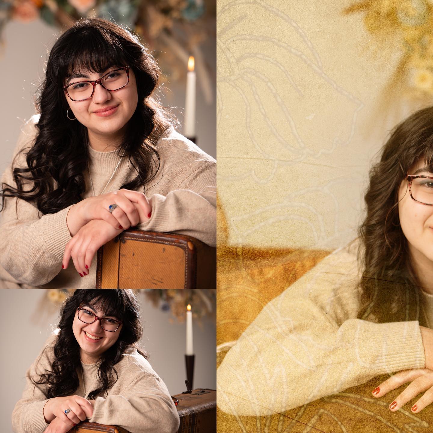 Our newest set "Boho Lounge" with a wonderful Senior to showcase it — image 1 of 3