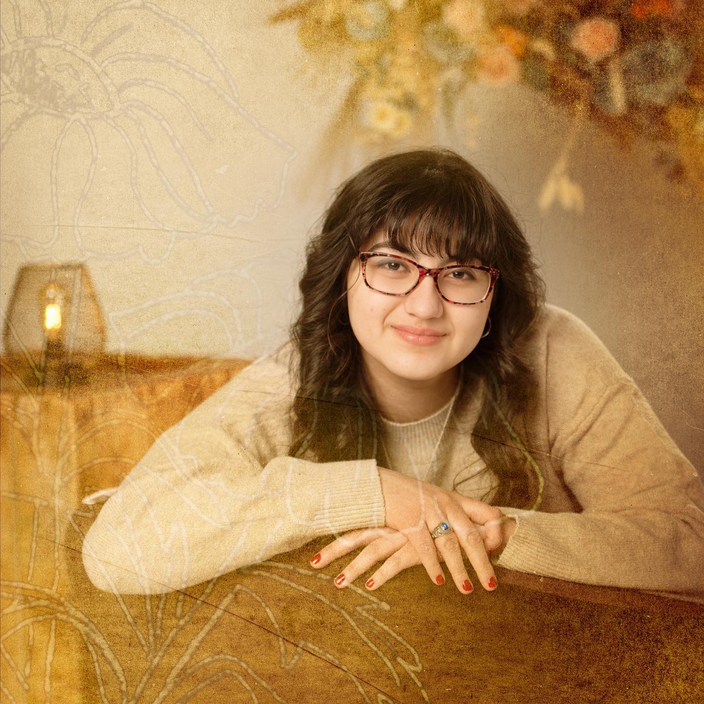 Our newest set "Boho Lounge" with a wonderful Senior to showcase it — image 3 of 3