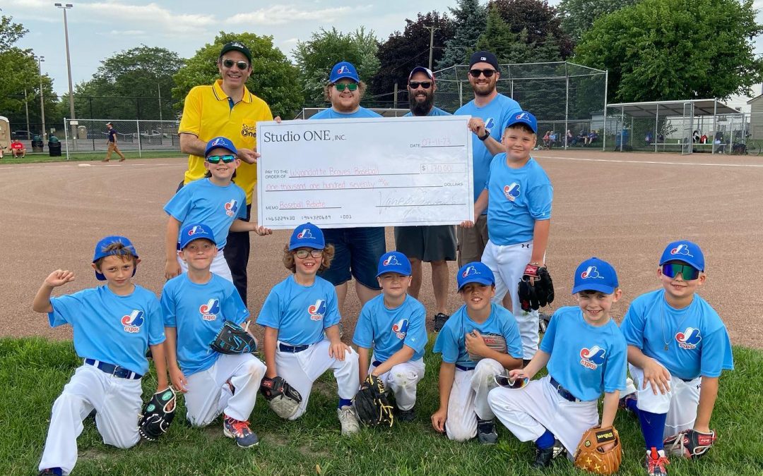 So happy to partner with Wyandotte Braves Baseball and Softball Association every year! We love giving back to our community teams!