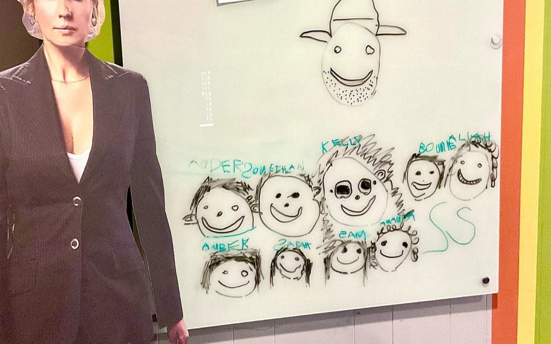 important views from the studio. & accurate drawings of our staff . . @yellowstone