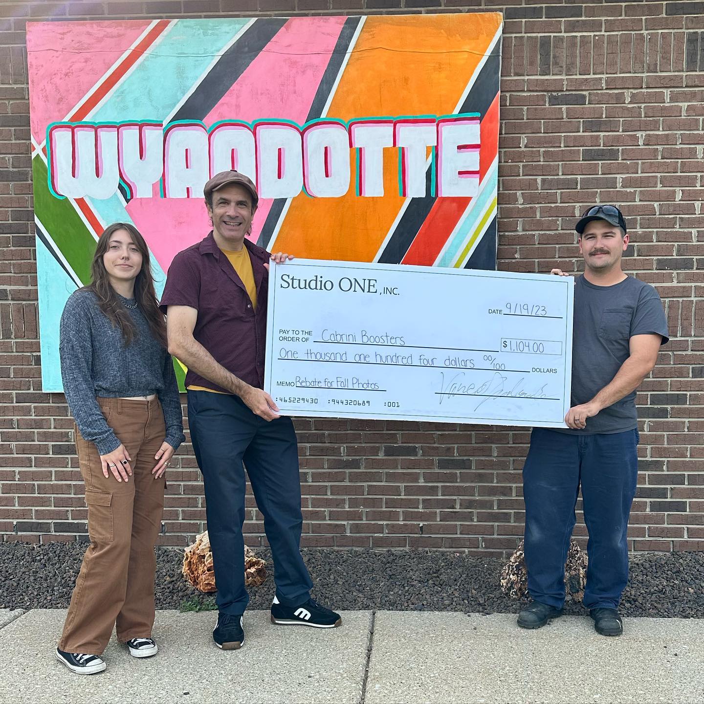 So glad to partner with our community sports to give back ! Great Day to be a Monarch ! Cabrini Boosters Soccer - see you again in the Spring