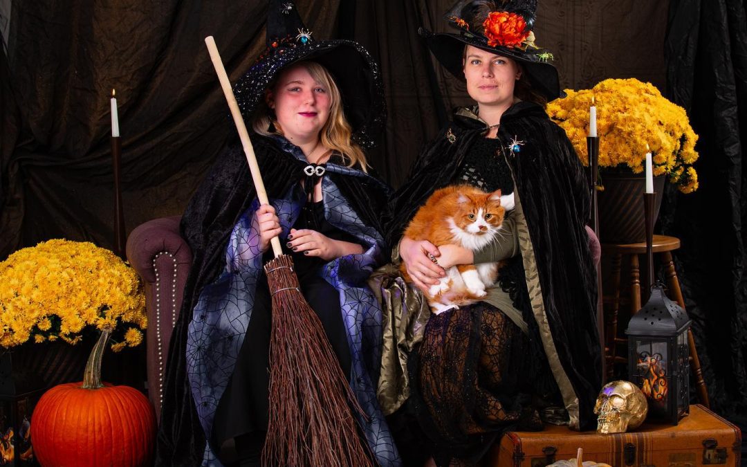 Our Halloween mini sessions were magical! We love spooky season at Studio One — image 1 of 2