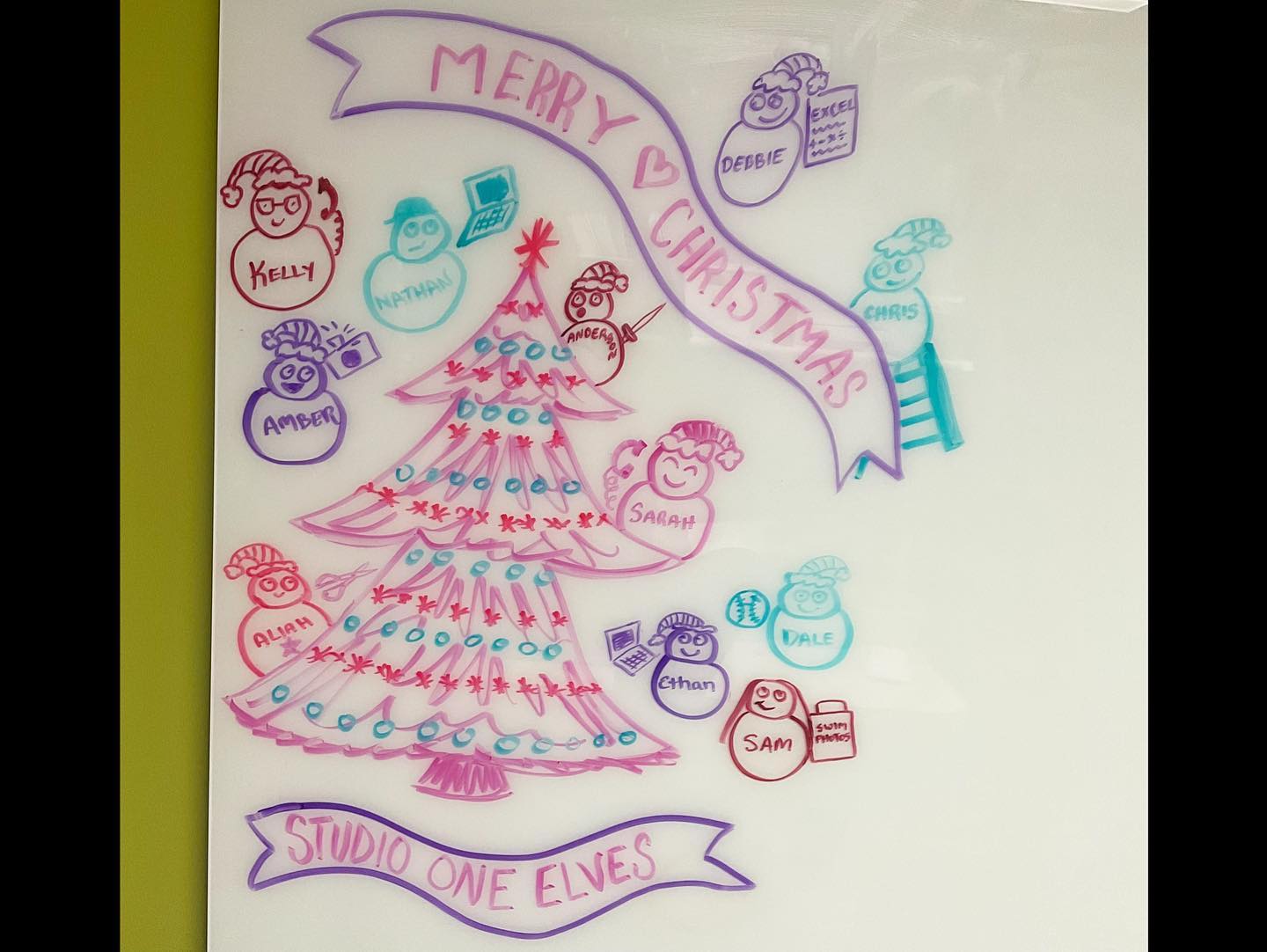 Front of House vs. Behind the Scenes - Feeling Merry! Ready for Santa this weekend! — image 2 of 2