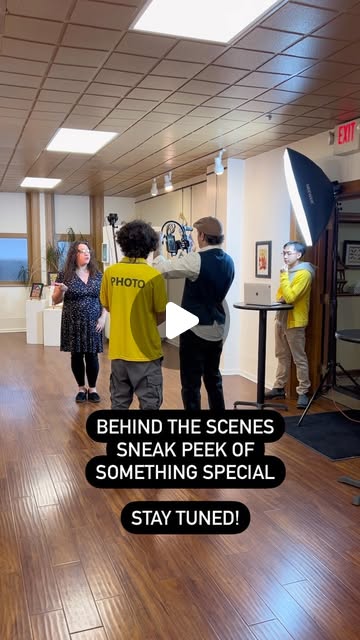 Behind the scenes sneak peek of something special from Studio One !
