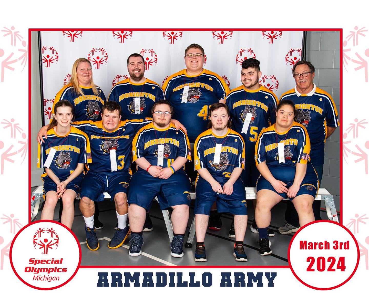 Just a few of the 60+ champion teams from last weekend's basketball tournament for @spolympicsmi at the @legacy_centermi . We photographed teams & individuals on Sunday. These athletes play hard with heart! Congrats to everyone who competed — image 4 of 4