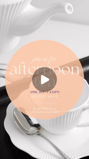 APRIL 21st 🫖🤍💐 Join us with your friends, mom, grandmother, daughter for an afternoon high tea. Your experience includes: • Array of sweet & savory finger foods, fruits, scones, etc. • Fraser tea, assortment of citrus fruits, honey, cinnamo