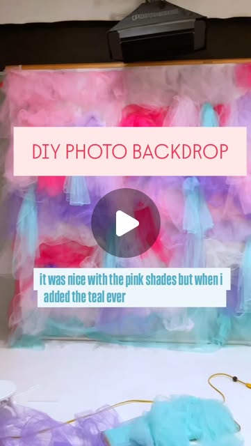 Make a NEW PHOTO BACKDROP with us! Simple tulle backdrop perfect for birthday parties, dances studios, headshots and so much more. I loved watching this come together and the end result we a really digging!