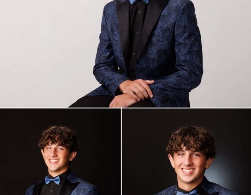 Jace's 2026 senior session - everyone loved his suit jacket pattern! — image 1 of 2