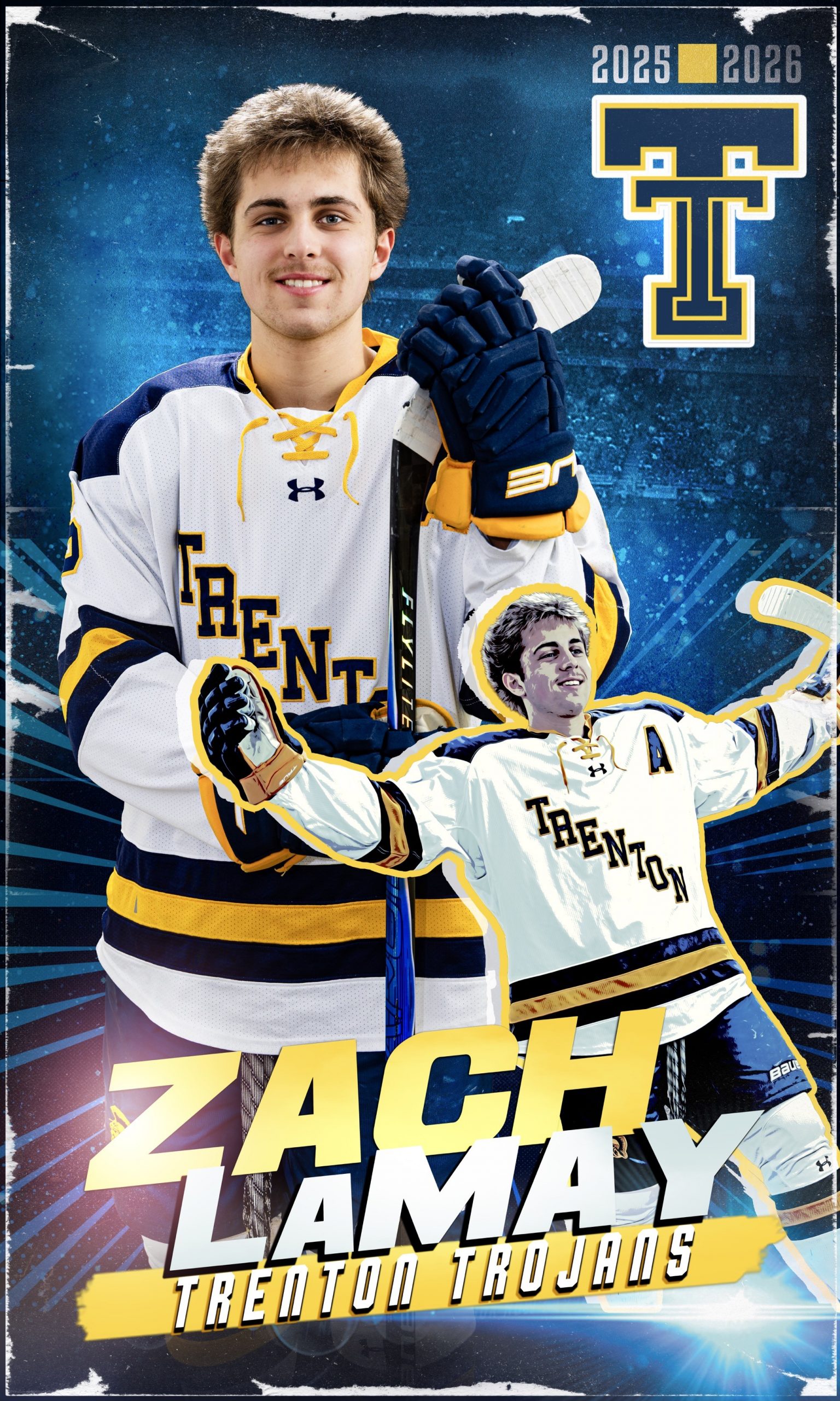 Trenton Trojans Hockey Team Banner Portraits – 2025-2026 Season