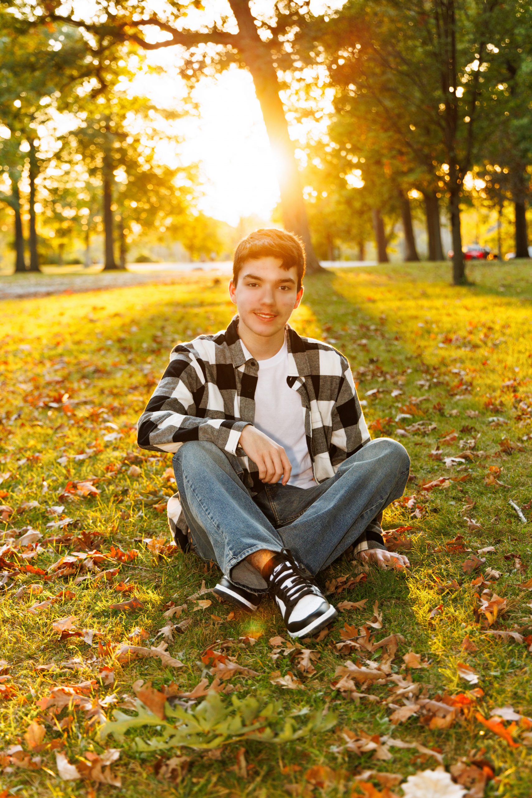Trenton Senior Photo Session at Elizabeth Park – 2025