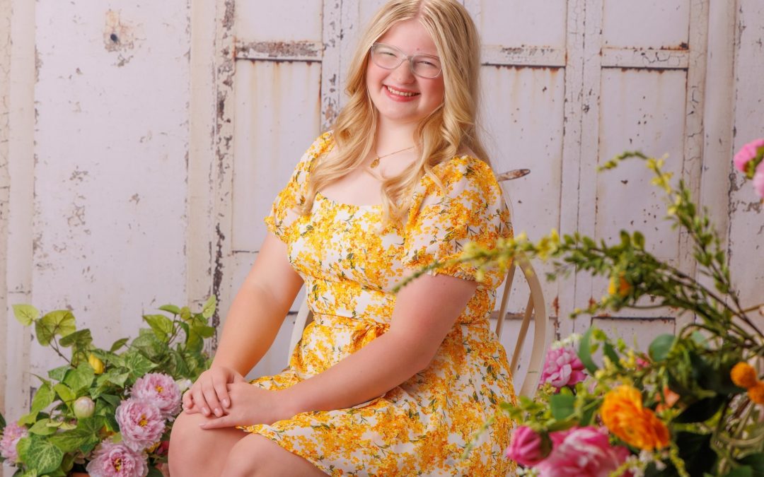 Trenton Senior Portrait Series: Elizabeth’s Floral Elegance
