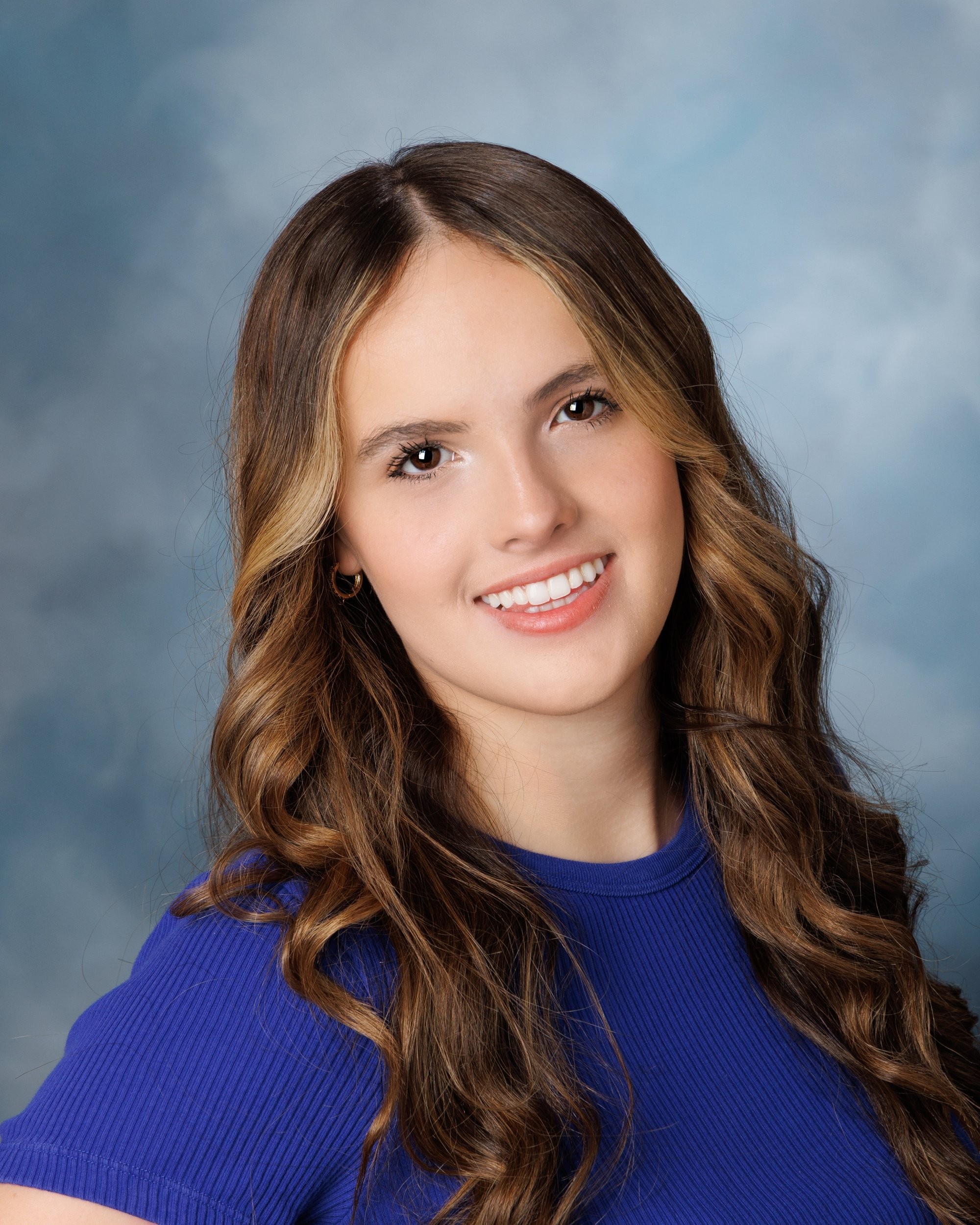 Trenton Senior Yearbook Portrait of Ava with Confident Expression