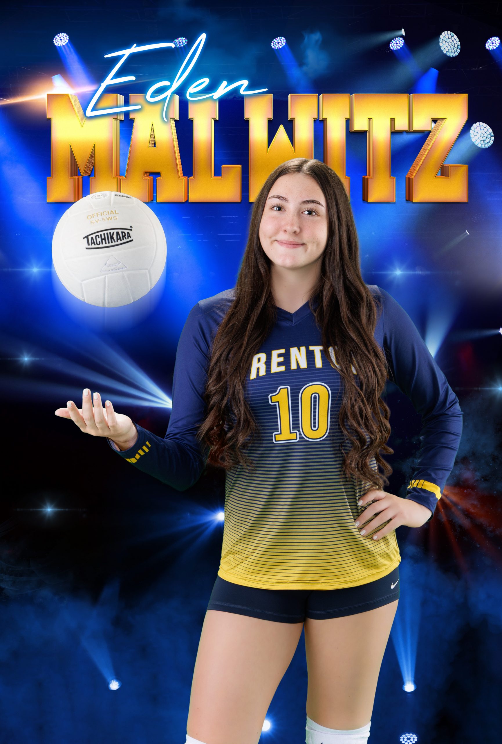 Trenton Volleyball Team Sports Photography – Downriver Studio