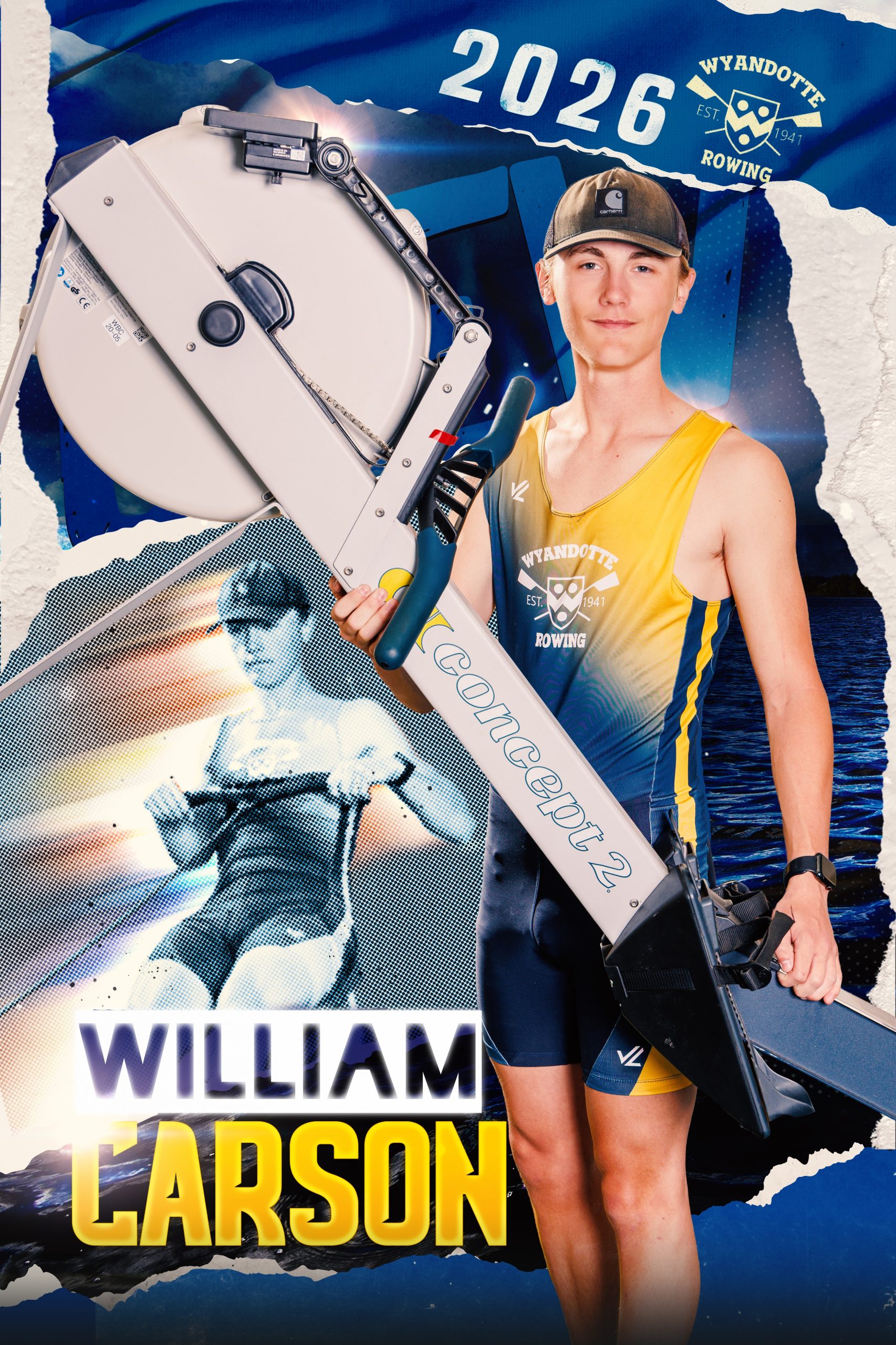 Wyandotte Crew Rowing 2026 Sports Photography Banners